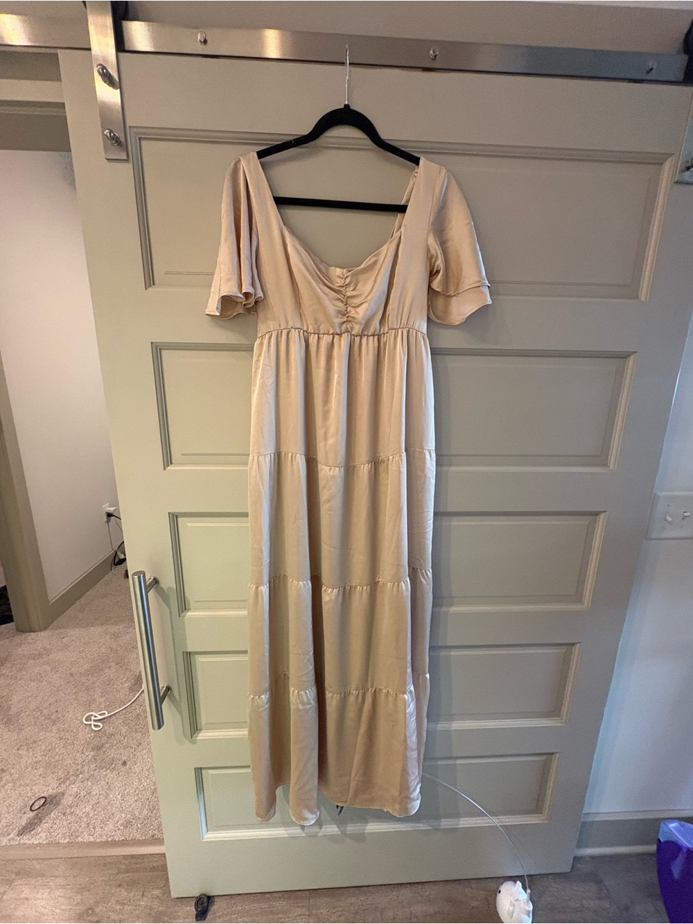 Show me your mumu satin maxi dress XL